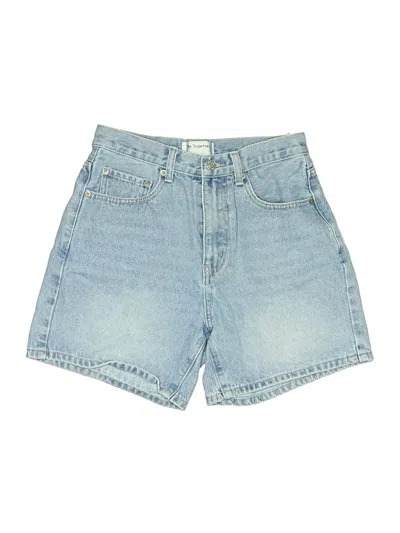 Pre-owned By Together Denim Shorts In Blue