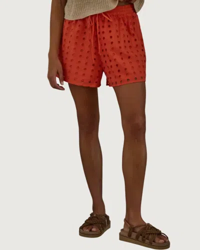 By Together Eva Pull On Short In Coral In Red