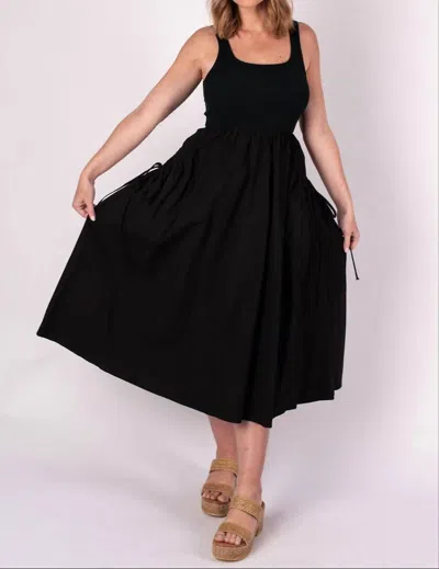 By Together Faith Sleeveless Midi Dress In Black