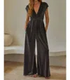 By Together Fares Jumpsuit In Black In Black