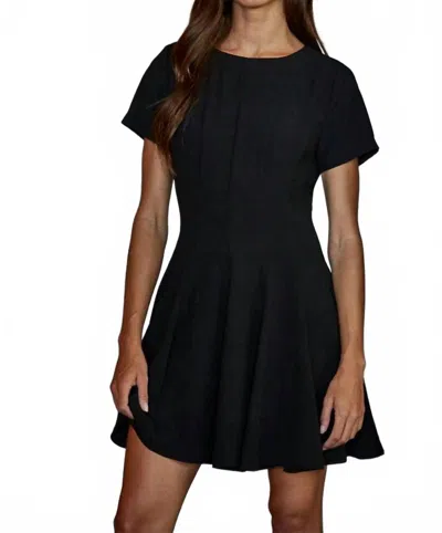 By Together Flare Mini Dress In Black