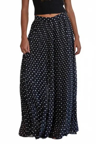 By Together Gemma Pleated Pants In Black