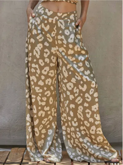 By Together Gwen Pant In Olive Grey In Multi