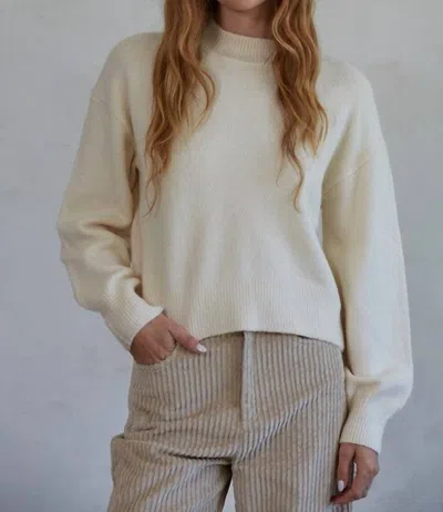 By Together Heidi Pullover Sweater In Cream