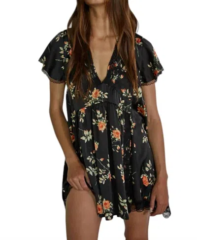 By Together Hera Floral Dress In Black