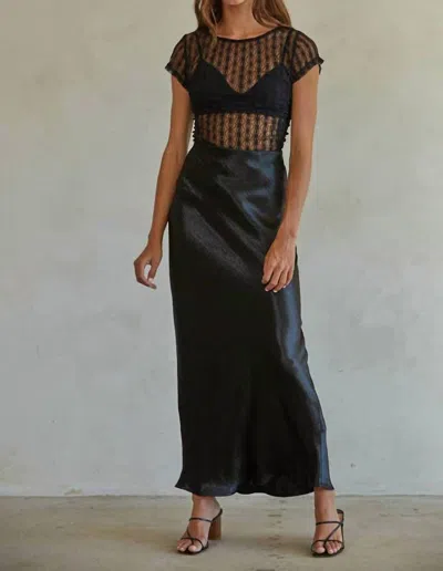 By Together Ivana Lace Top In Black