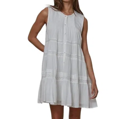 By Together Lace Detail Dress In Off White In Multi