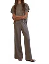 By Together Leonie Wide Leg Pants In Mocha In Brown