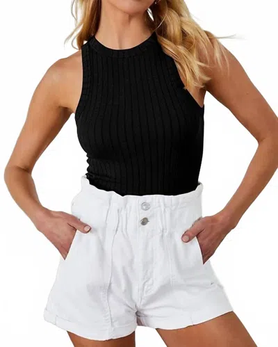 By Together Lia Knit Tank In Black