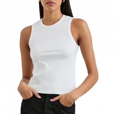 By Together Lia Knit Tank In Ivory In White