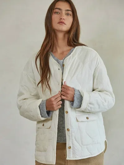 By Together Lily Bree Jacket In Ivory In Multi