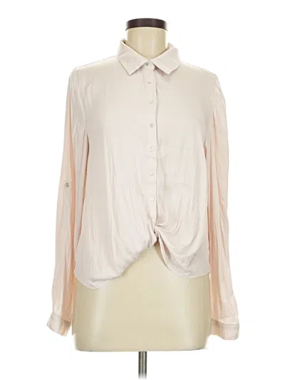 Pre-owned By Together Long Sleeve Blouse In Ivory