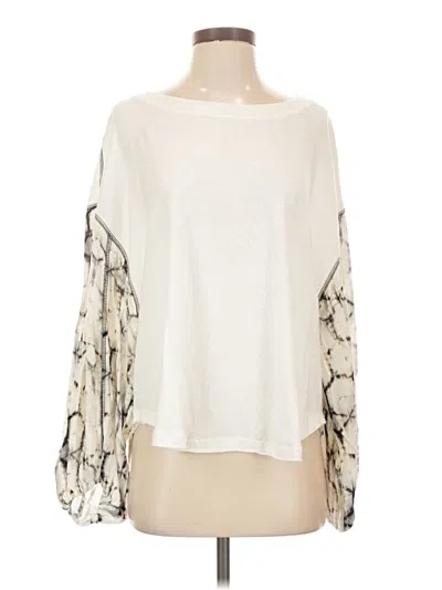 Pre-owned By Together Long Sleeve Blouse In Ivory
