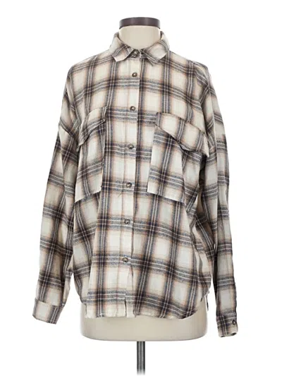 Pre-owned By Together Long Sleeve Button Down Shirt In White