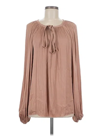 Pre-owned By Together Long Sleeve T-shirt In Brown