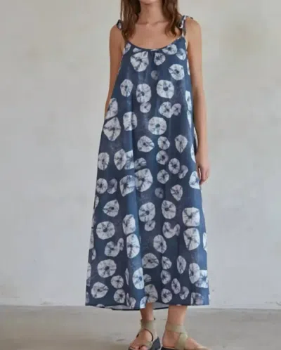 By Together Lou Lou Dress In Denim In Multi