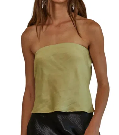 By Together Love Me Like Tube Top In Olive Gold In Multi