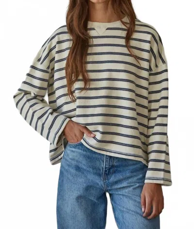By Together Low-key Pullover Top In Natural In White