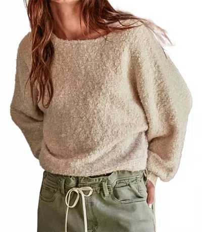 By Together Lyra Pullover Sweater In Oat In Brown