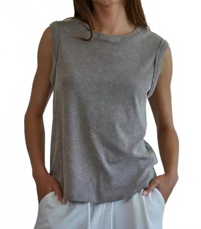 By Together Margaret Perfect Top In Burnt Taupe In Multi