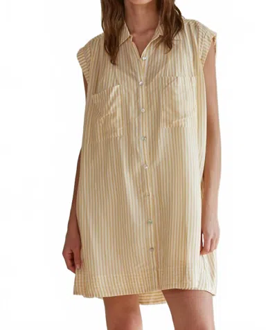 By Together Mari Tunic Dress In Creamy Orange In Multi