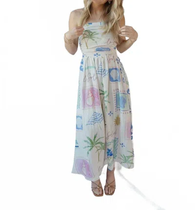 By Together Marli Vacay Midi Dress In Ivory In Neutral