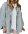 By Together Memory Lane Jean Jacket In Denim White