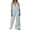 By Together Midweek Denim Jumpsuit In Ivory In Multi