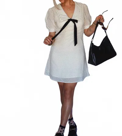 By Together Nelli Classic Mini Dress In Cream In Neutral