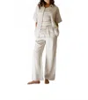 By Together Noah Linen Shirt In Beige In Neutral