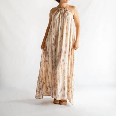 By Together On And On Maxi Dress In Blush Multi In Brown