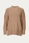 BY TOGETHER OVERSIZED COTTON-BLEND SWEATER IN DUSTY BLUSH