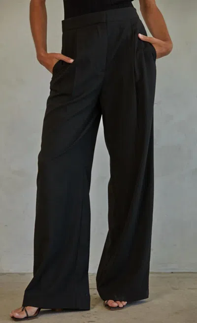 By Together Paris Wide Leg Trouser In Black