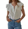 By Together Penelope Cotton Blouse In Off White