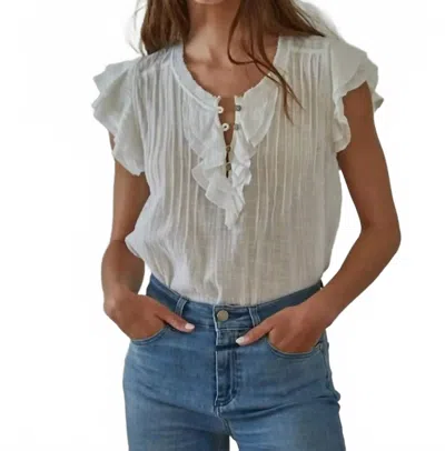 By Together Penelope Cotton Blouse In Off White
