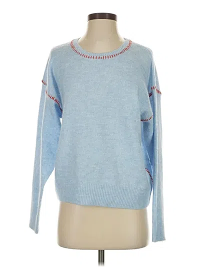 Pre-owned By Together Pullover Sweater In Blue