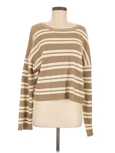 Pre-owned By Together Pullover Sweater In Brown