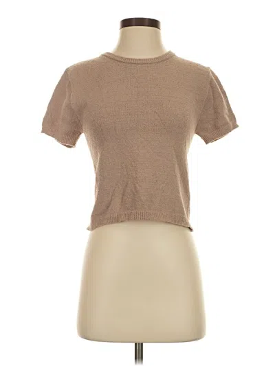 Pre-owned By Together Pullover Sweater In Brown