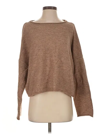 Pre-owned By Together Pullover Sweater In Brown