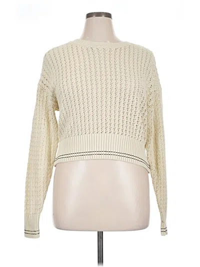 Pre-owned By Together Pullover Sweater In Ivory