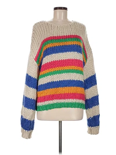 Pre-owned By Together Pullover Sweater In Ivory