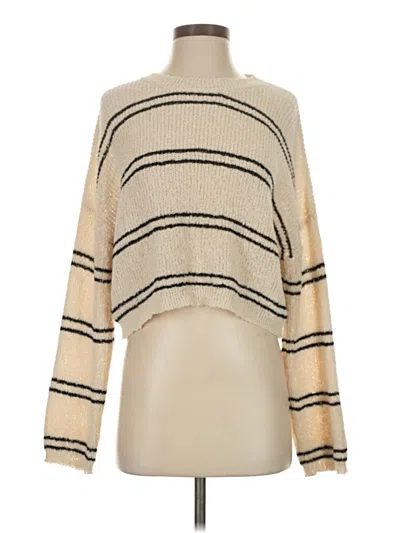 Pre-owned By Together Pullover Sweater In Tan