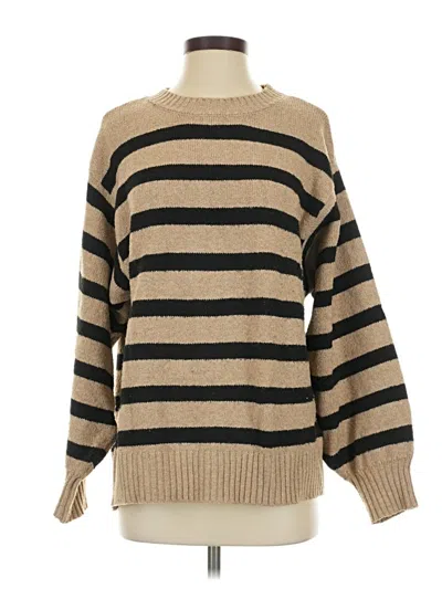 Pre-owned By Together Pullover Sweater In Tan