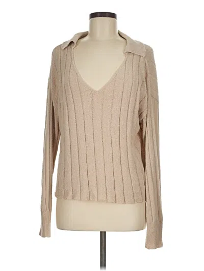 Pre-owned By Together Pullover Sweater In Tan