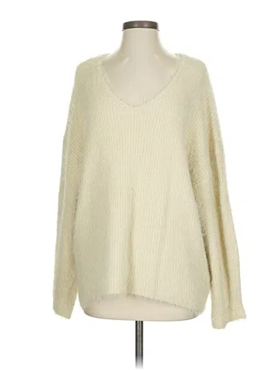 Pre-owned By Together Pullover Sweater In White