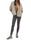 By Together Quilted Mineral Washed Jacket In Cream In White