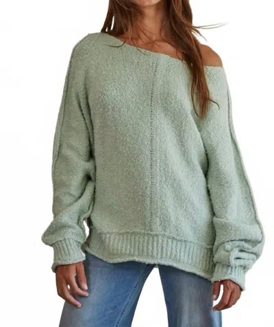 By Together Reyes Sweater In Mint In Green