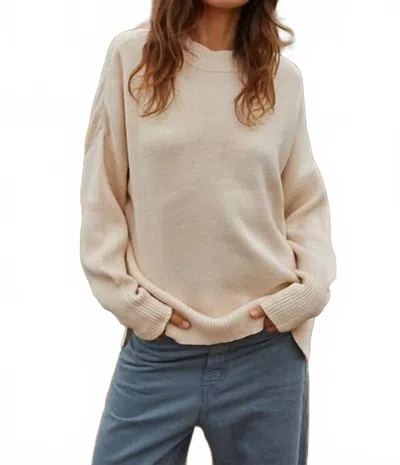 By Together Riley Long Sleeve Sweater In Natural In Neutral