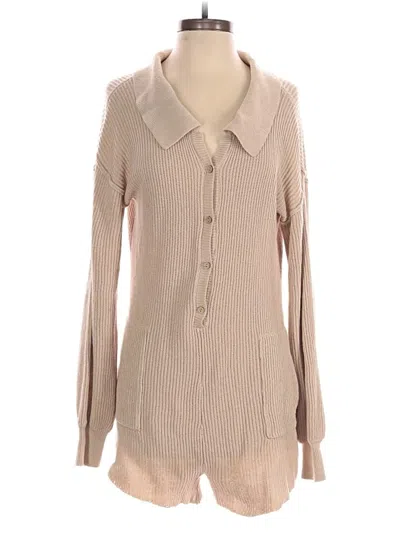 Pre-owned By Together Romper In Brown