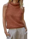 By Together Salma Turtle Neck In Camel In Brown